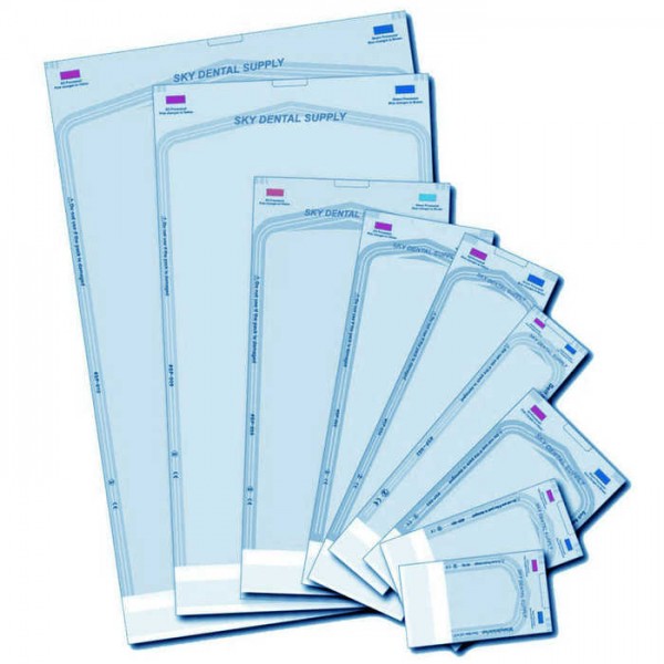 ariChqn•̩͡•ʔ*•.✮様 Sterilization Pouches Self Seal Dual Indicators - 10 x15 (200) (32465)